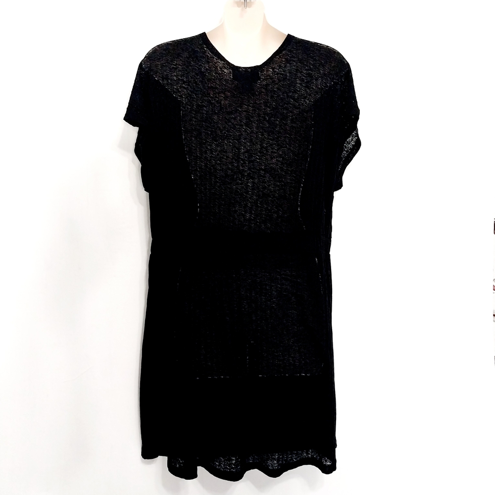 🔵BOGO FREE🔵 PortoCruz Swim Coverup Black Dress Sz 1X - Picture 5 of 6